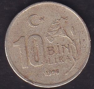 1996 Yılı 10000 Lira