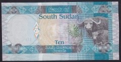 South Sudan 10 Pound 2011 ÇİL Pick 7
