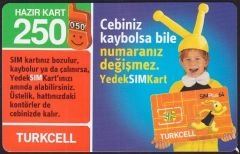 Turkcell Hazır Kart 250 Kontör 2009