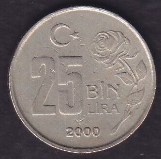 2000 Yılı 25000 Lira
