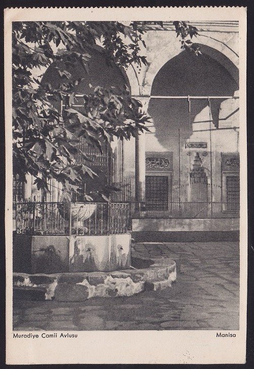 Manisa Muradiye Camii Avlusu Kartpostal