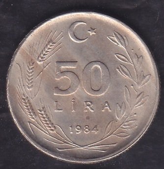 1984 Yılı 50 Lira Çilaltı