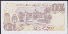 Arjantin 1000 Pesos 1976 - 1983 Çilaltı Çil Pick 304d1