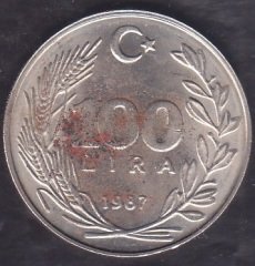 1987 Yılı 100 Lira