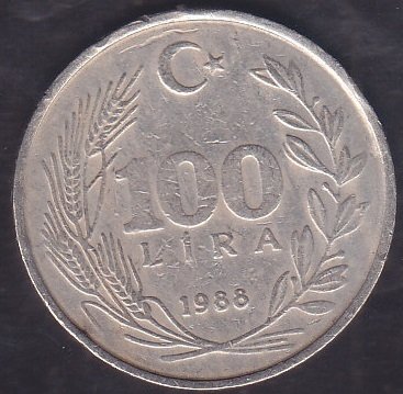 1988 Yılı 100 Lira