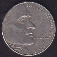 Amerika 5 Cent 2005 P Hatıra Para