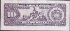 VENEZUELA 10 BOLİVARES 1988 ÇOK TEMİZ