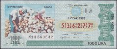 1988 9 Ocak 1/5 Bilet - U-A Serisi