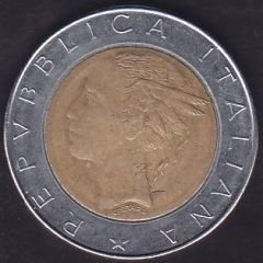 İtalya 500 Liret 1985
