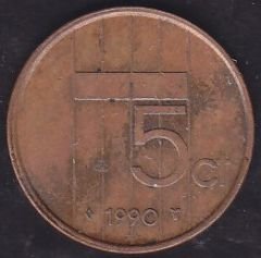 Hollanda 5 Cent 1990