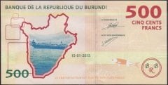 Burundi 500 Frank 2015 Çil Pick50