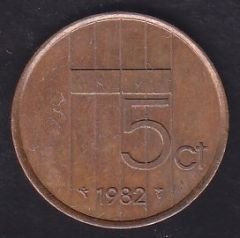 Hollanda 5 Cent 1982