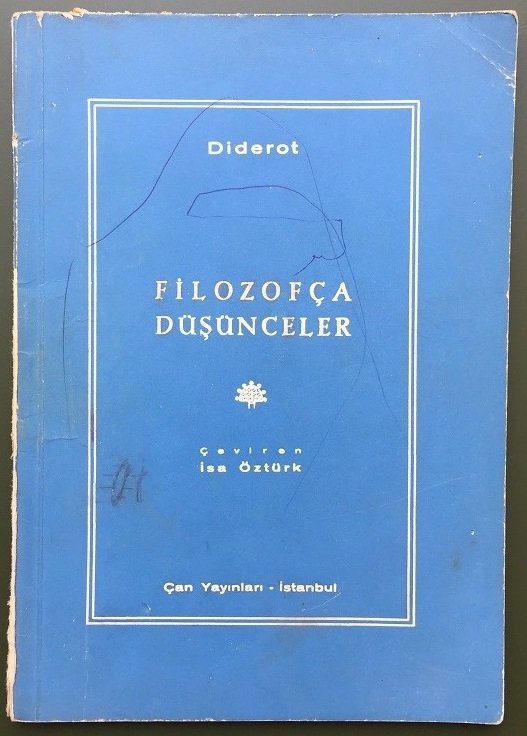 Filozofça Düşünceler - DİDEROT - ÇAN 1963