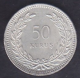 1947 YILI 50 KURUŞ GÜMÜŞ