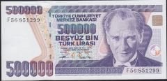 7.Emisyon 3.Tertip 500000 Lira F56 851299 Çilaltı Çil