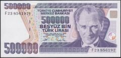 7.Emisyon 3.Tertip 500000 Lira F23 856192 Çilaltı Çil