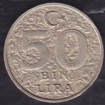 1998 Yılı 50 Bin Lira