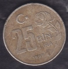 1997 Yılı 25 Bin Lira
