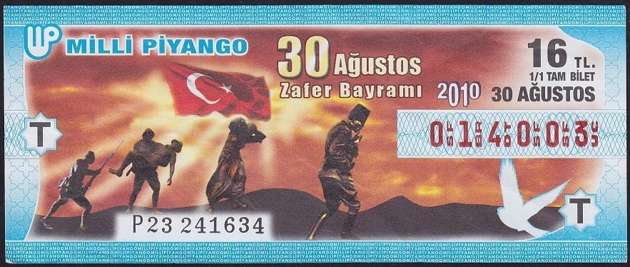 2010 30 Ağustos Tam Bilet - T Serisi