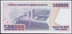 7.Emisyon 3.Tertip 500000 Lira E45 225678 Çilaltı Çil