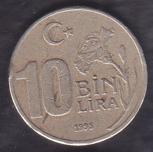 1995 Yılı 10 Bin Lira