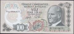 6.Emisyon 2.Tertip 100 Lira H12 916427 Çilaltı Çil