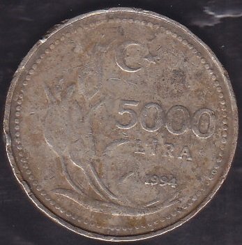 1994 Yılı 5000 Lira
