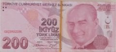 9. Emisyon 200 Lira Deste (100 Adet) Geçersiz Düğün Parası