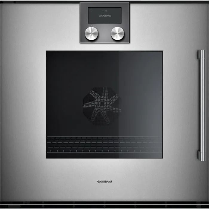 Gaggenau BOP211112200 Serisi Fırın 60 x 60 Cm Kapı Menteşesi Solda Metalik