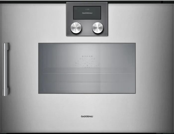 Gaggenau BSP270111 200 Serisi Buharlı Fırın 60 x 45 Cm Kapı menteşesi Sağa Metalik