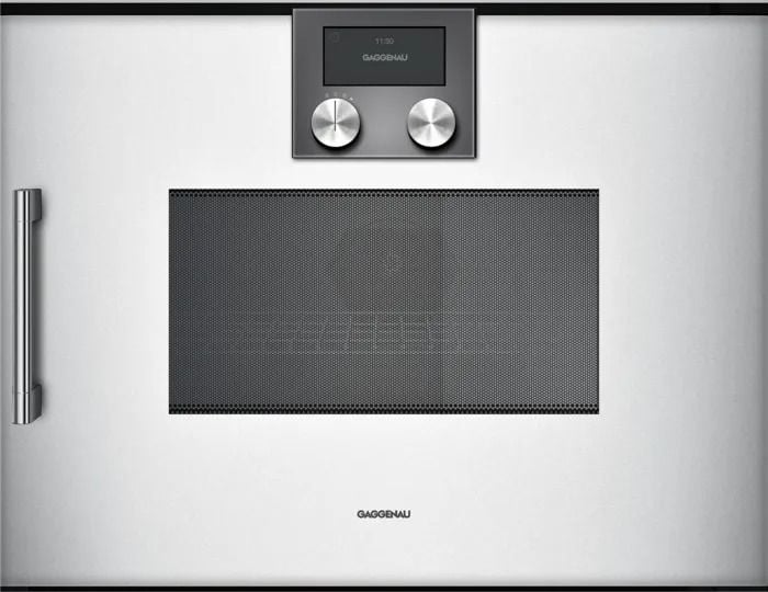 Gaggenau BMP250110 200 serisi Kombine Özellikli Mikrodalga Fırın 60 x 45 Cm Kapı Menteşesi Sağa Metalik