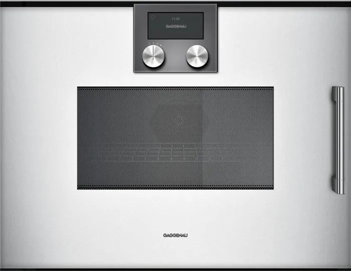 Gaggenau BMP251110 200 serisi Kombine Özellikli Mikrodalga Fırın 60 x 45 Cm Kapı Menteşesi Solda Metalik