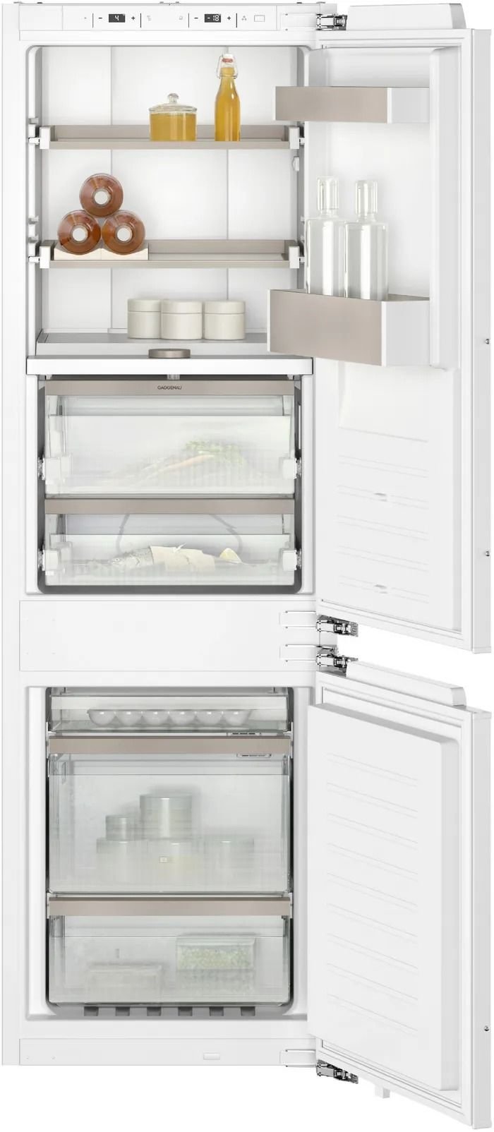 Gaggenau RB289300 200 serisi Vario soğutucu ve derin dondurucu kombinasyonu 177.2 x 55.8 cm softClosing Düz Menteşe RB289300