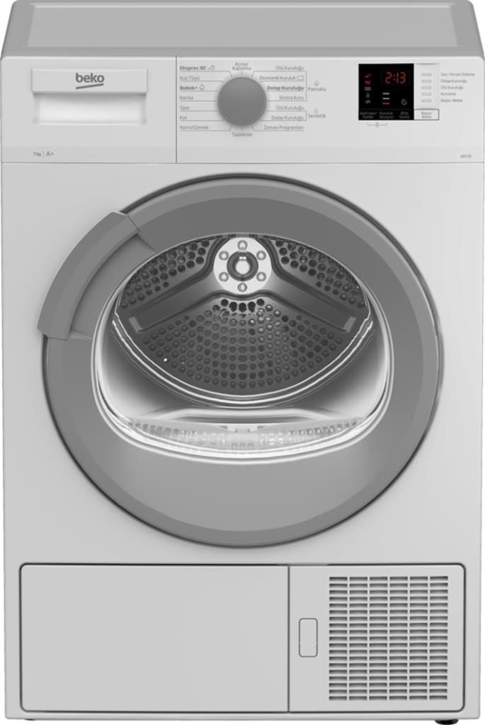 Beko KM 70 Çamaşır Kurutma Makinesi Beyaz 7 Kg A+