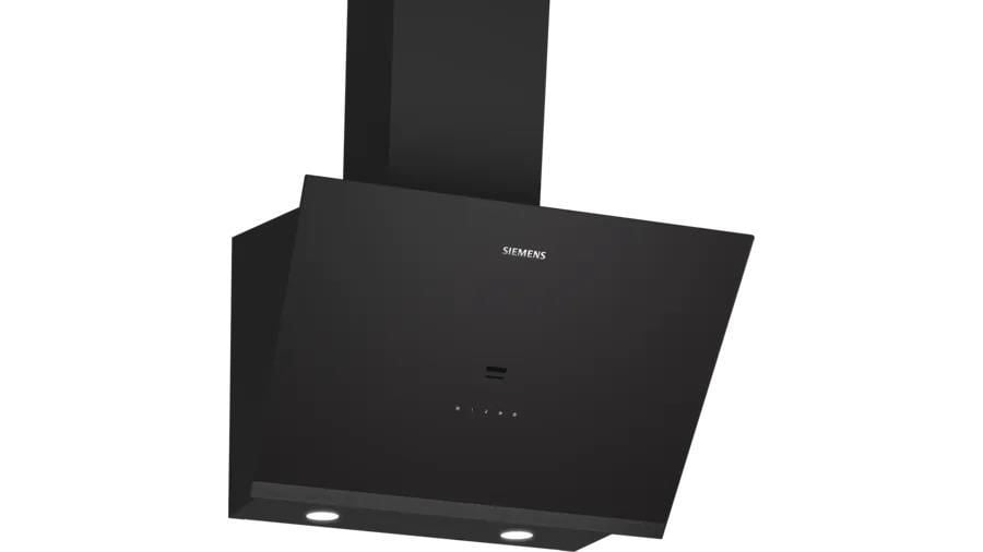 Siemens LC67KPJ60T iQ500 Duvar Tipi Davlumbaz 60 cm Siyah Cam