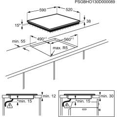 Electrolux EHF6240IOK 60 cm VitroSeramik Ocak