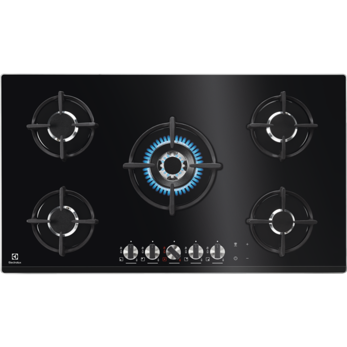 Electrolux KGG9538K 90 cm Cam Gazlı Ocak