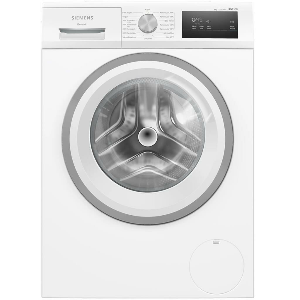 Siemens WM12N180TR iQ100 Çamaşır Makinası 8 kg 1200 dev./dak. Beyaz