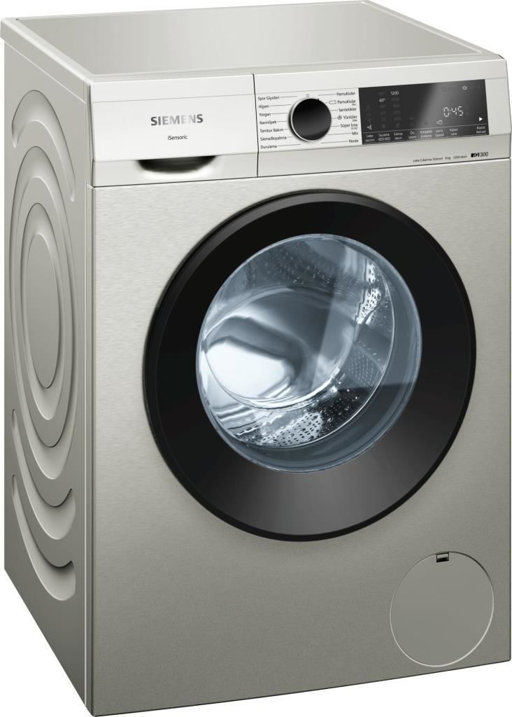 Siemens WG42A1XVTR iQ300 Çamaşır Makinesi 9 kg Silver, 1200 dev./dak
