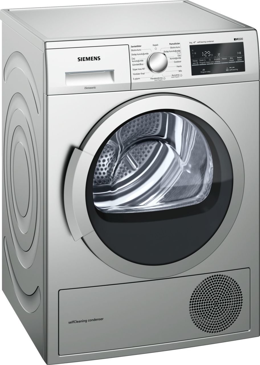 Siemens WT45W46STR İQ500 A++ 8 Kg Kurutma Makinesi