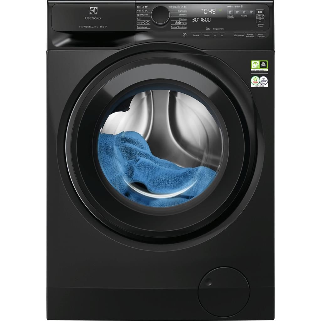 Electrolux EW8FG5602CDT Çamaşır Makinesi 11 Kg 1600 dev./dk. Siyah