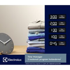 Electrolux EW6FN449BT Çamaşır Makinesi 9 Kg 1400 Devir