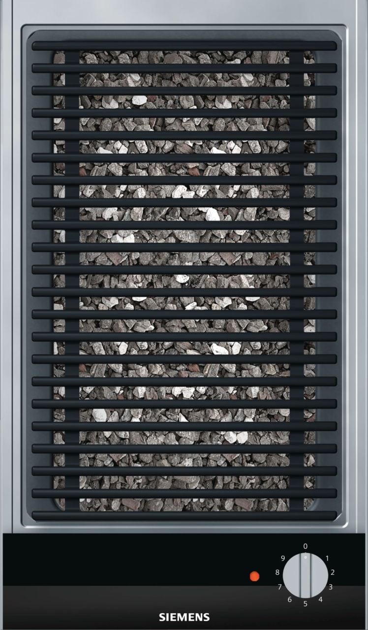 Siemens ET375CUA1E iQ500 Domino Lava Taşlı Izgara 30 Cm