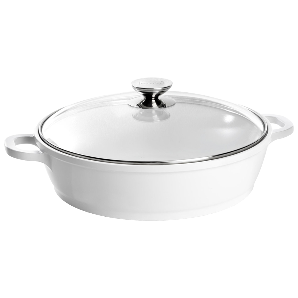 Berndes 032167 Pilav & Karnıyarık Tenceresi 28 cm - Beyaz