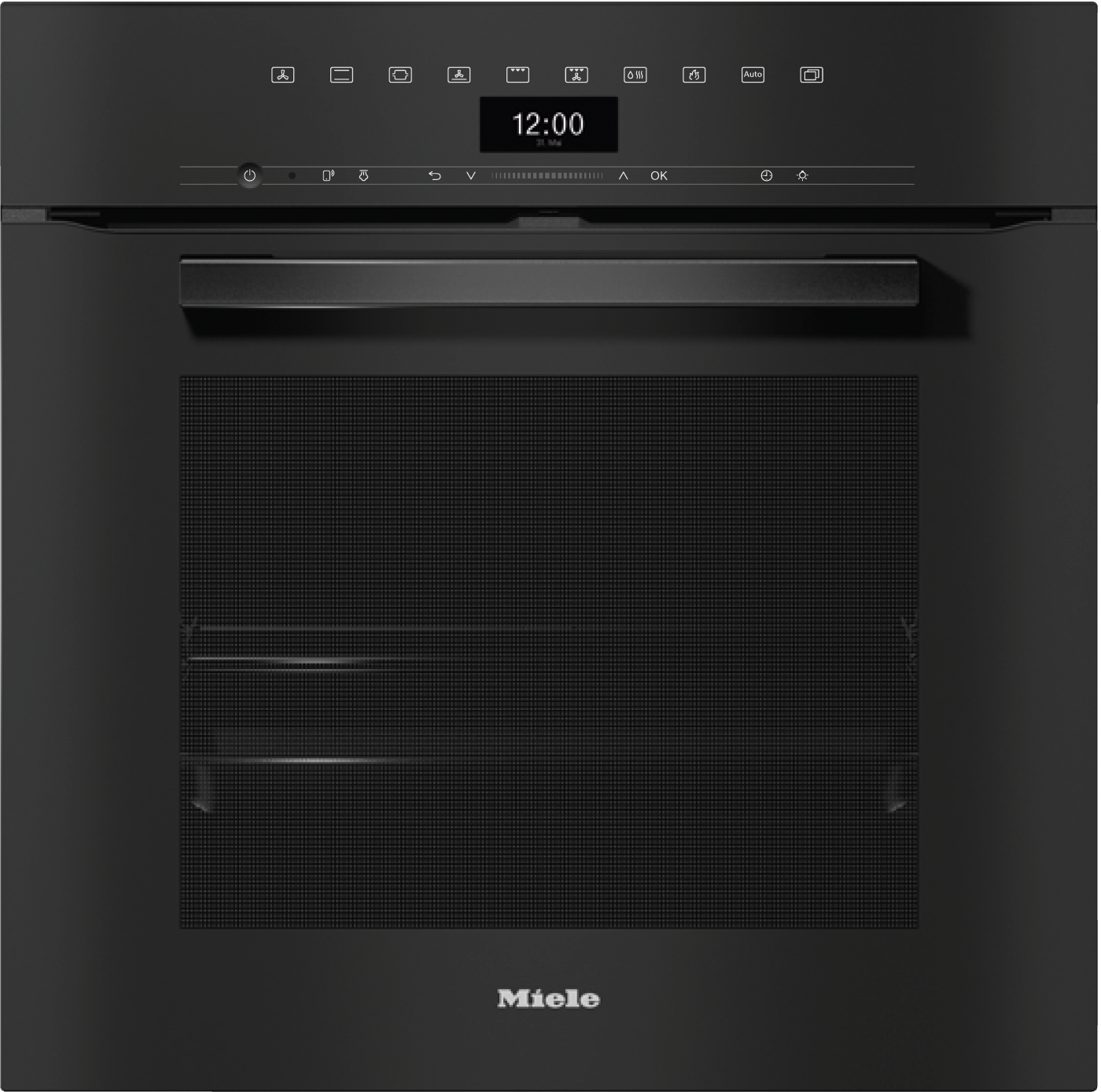 Miele H 7464 BP Ankastre Fırın Obsidian Siyahı