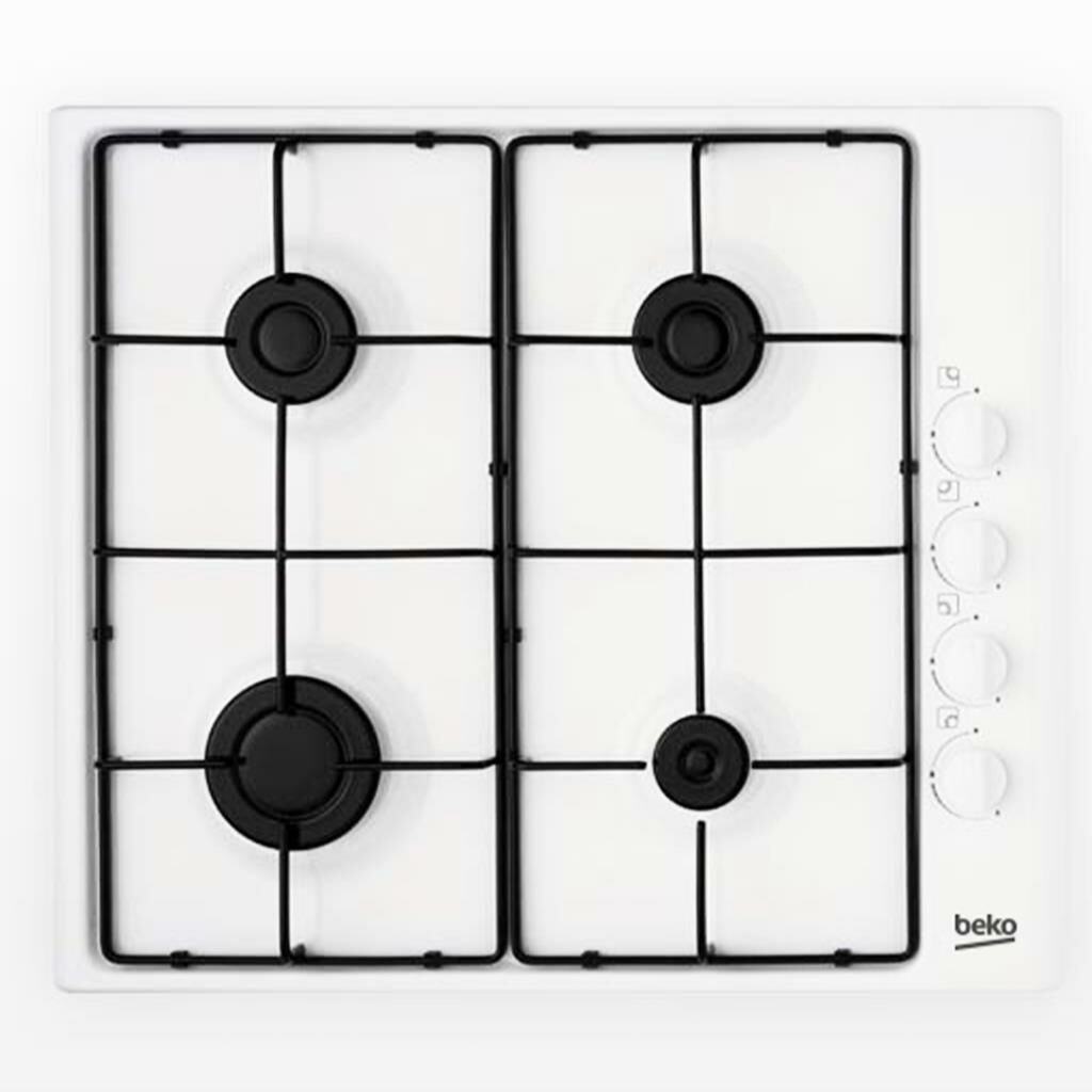 Beko HTZG 64121 SW Set Üstü Ocak Beyaz
