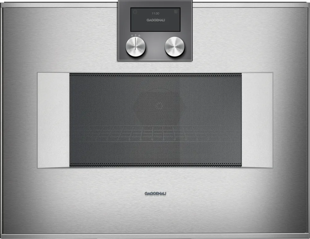 Gaggenau BM451110 400 Serisi Kombine Özellikli Mikrodalga Fırın 60x45 cm Sol Menteşe Çelik