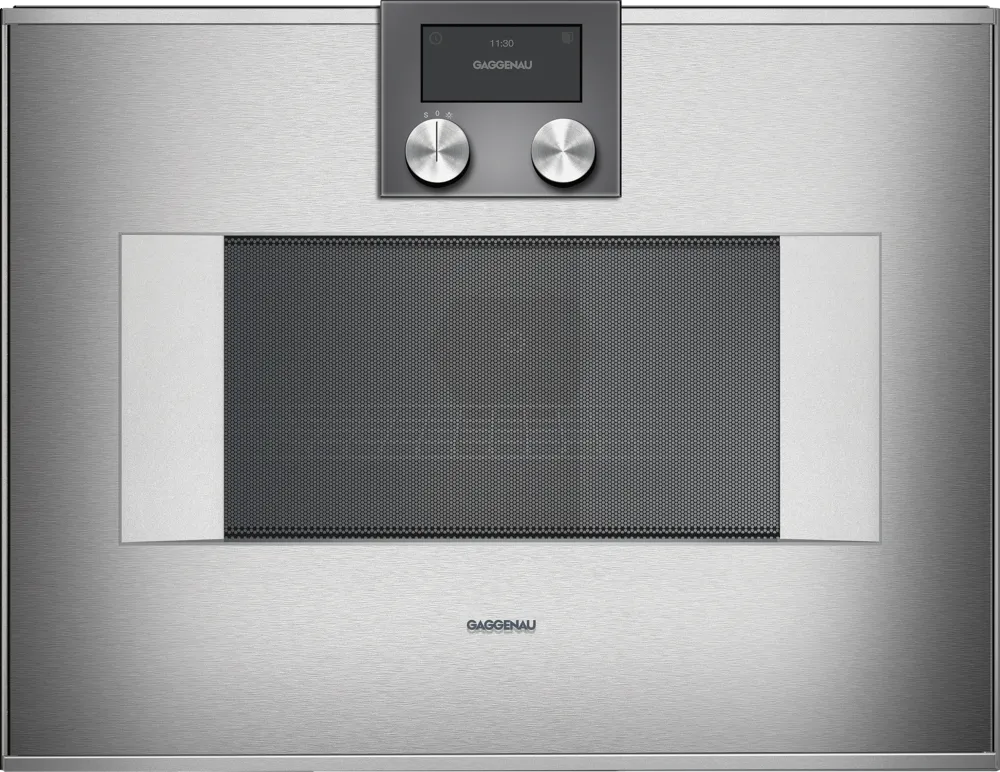 Gaggenau BM450110 400 Serisi Kombine Özellikli Mikrodalga Fırın 60x45 cm Sağ Menteşe Çelik