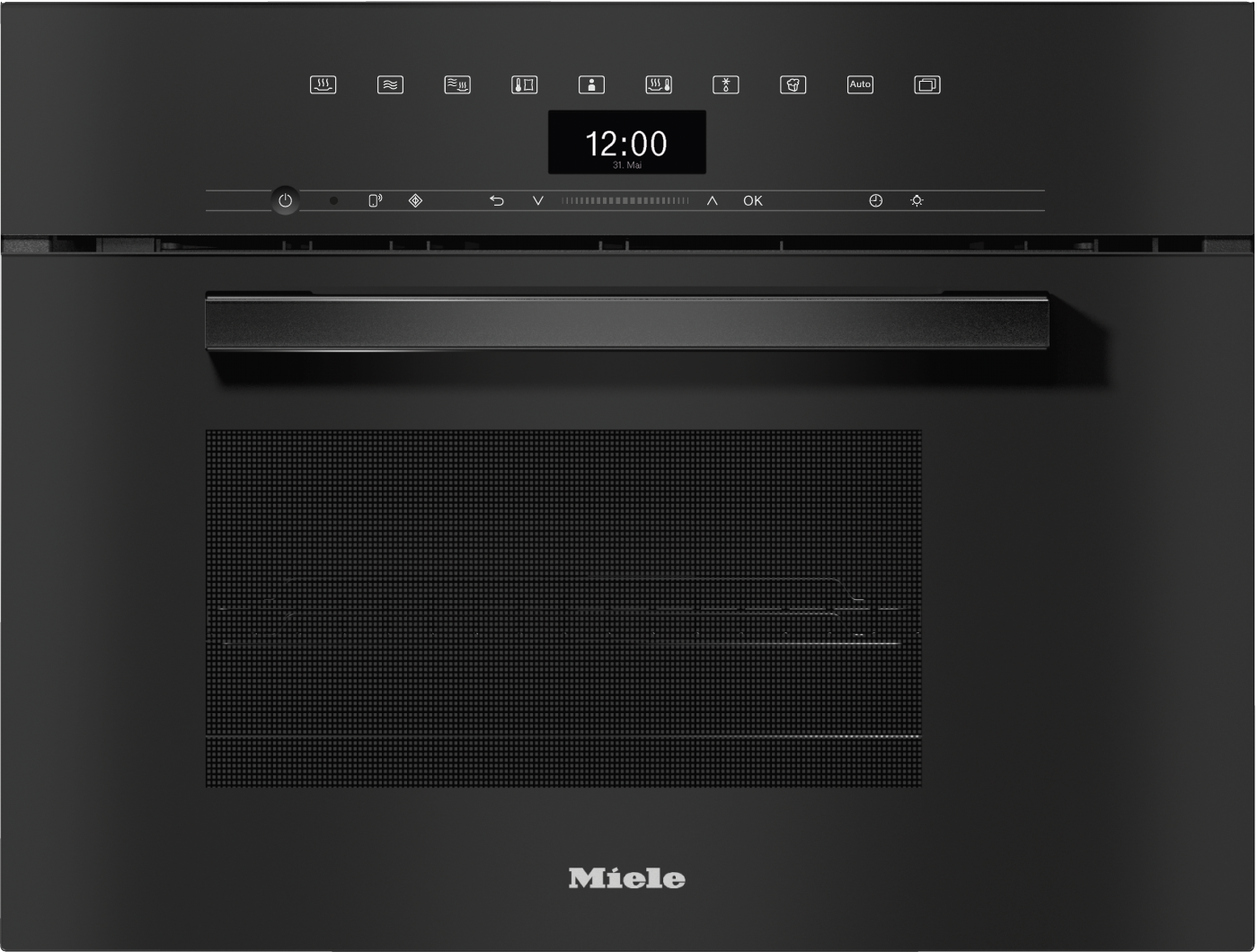 Miele DGM 7440 Buharlı Fırın Obsidian Siyahı