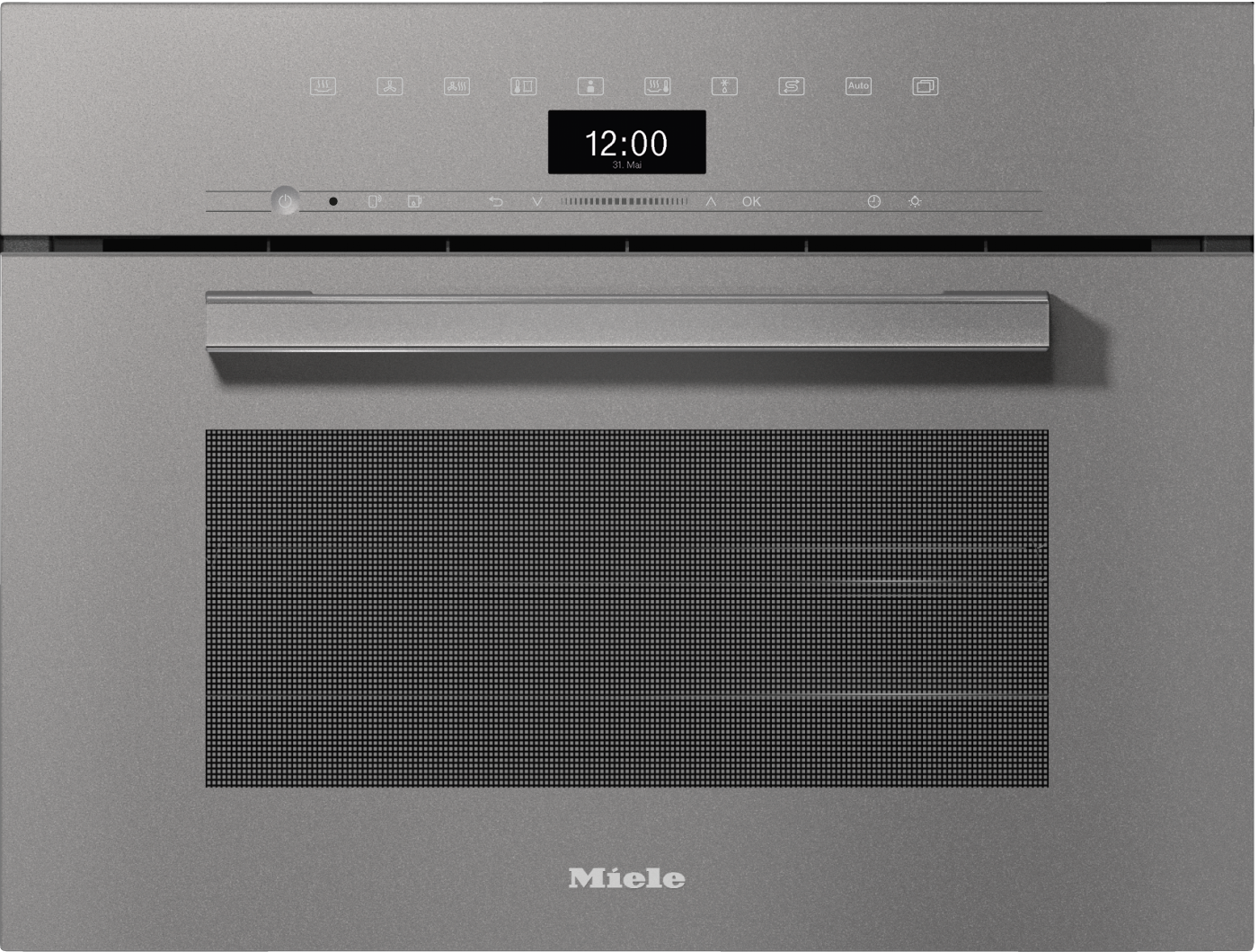 Miele DGC 7440 HCX Pro Kompakt Buharlı Fırın Obsidian Siyahı